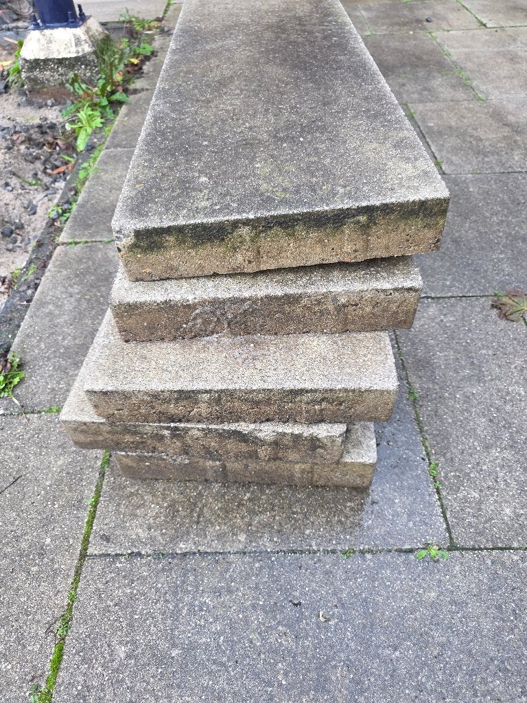 beton tegels, Ophalen, Gebruikt, Minder dan 5 m², Beton