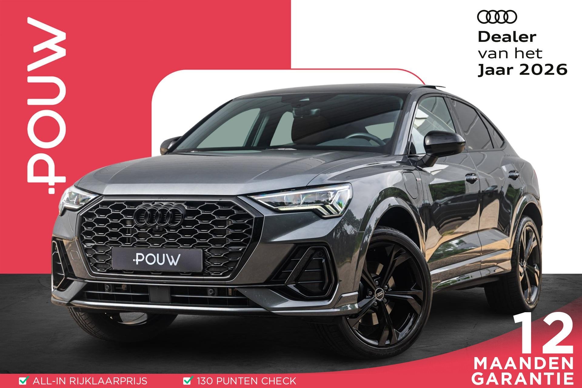 Audi Q3 Sportback 45 TFSI e 245pk S Edition | SoH 92% | Pano, Auto's, Gebruikt, Euro 6, 13 kWh, SUV of Terreinwagen