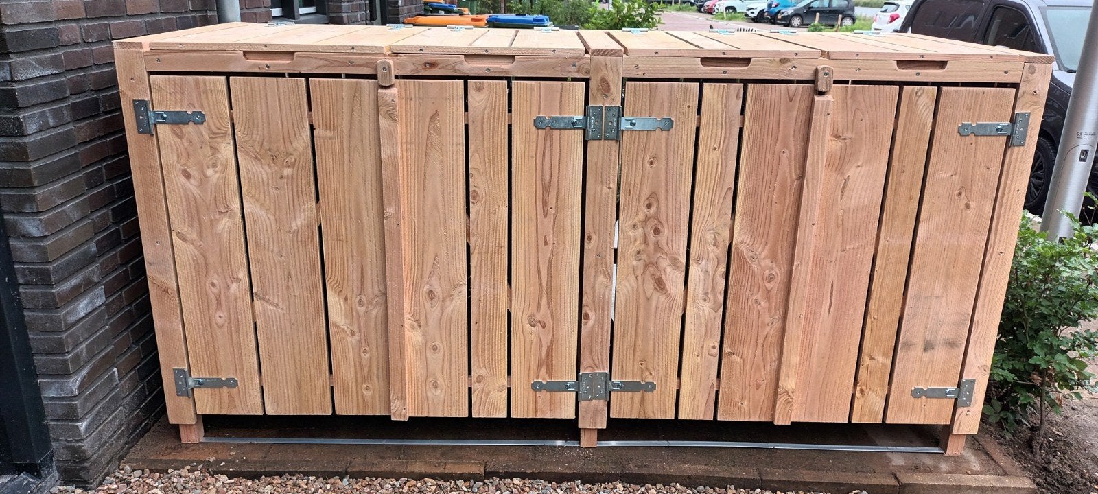 kliko ombouw container ombouw douglas hout *GRATIS MONTAGE*, Ophalen of Verzenden, Nieuw