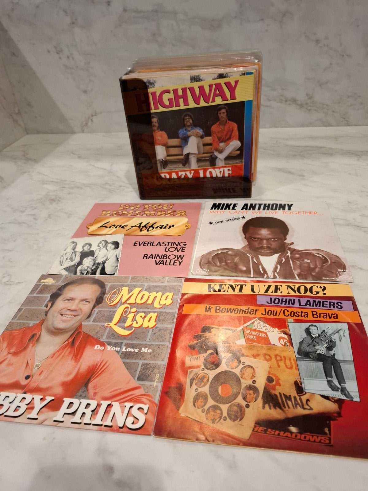 50  singels van Nederlandstalig , Duits, disco etc, Cd's en Dvd's, Ophalen, Nederlandstalig