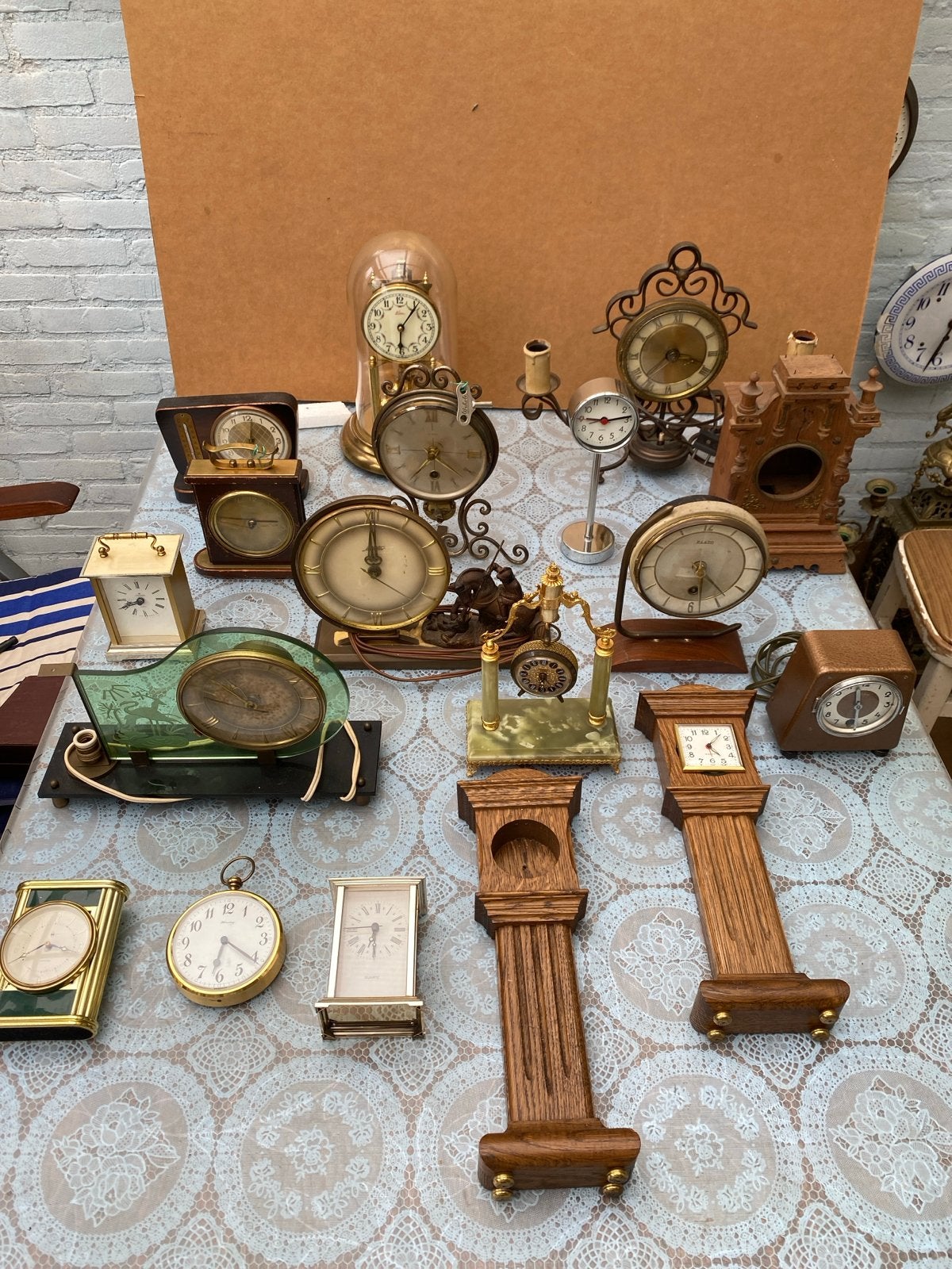 Diverse collectie antieke en vintage klokken, Ophalen of Verzenden