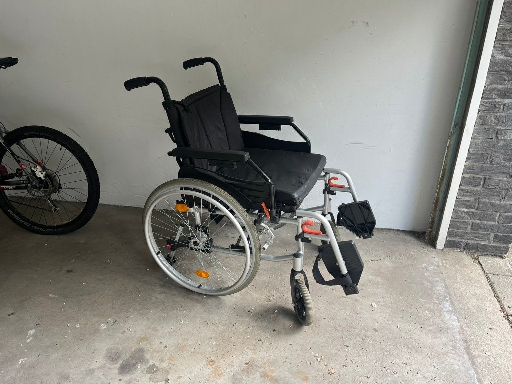 Rolstoel Excel G-Light weight, extra brede zitting, Ophalen, Inklapbaar, Gebruikt, Duwrolstoel