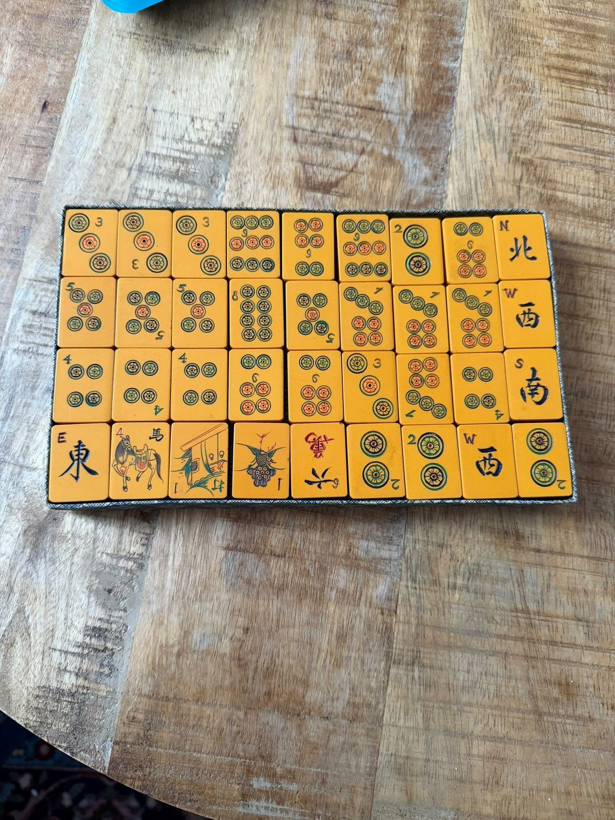 Mahjong bakeliet, Ophalen of Verzenden, Zegels, Bonnen of Punten