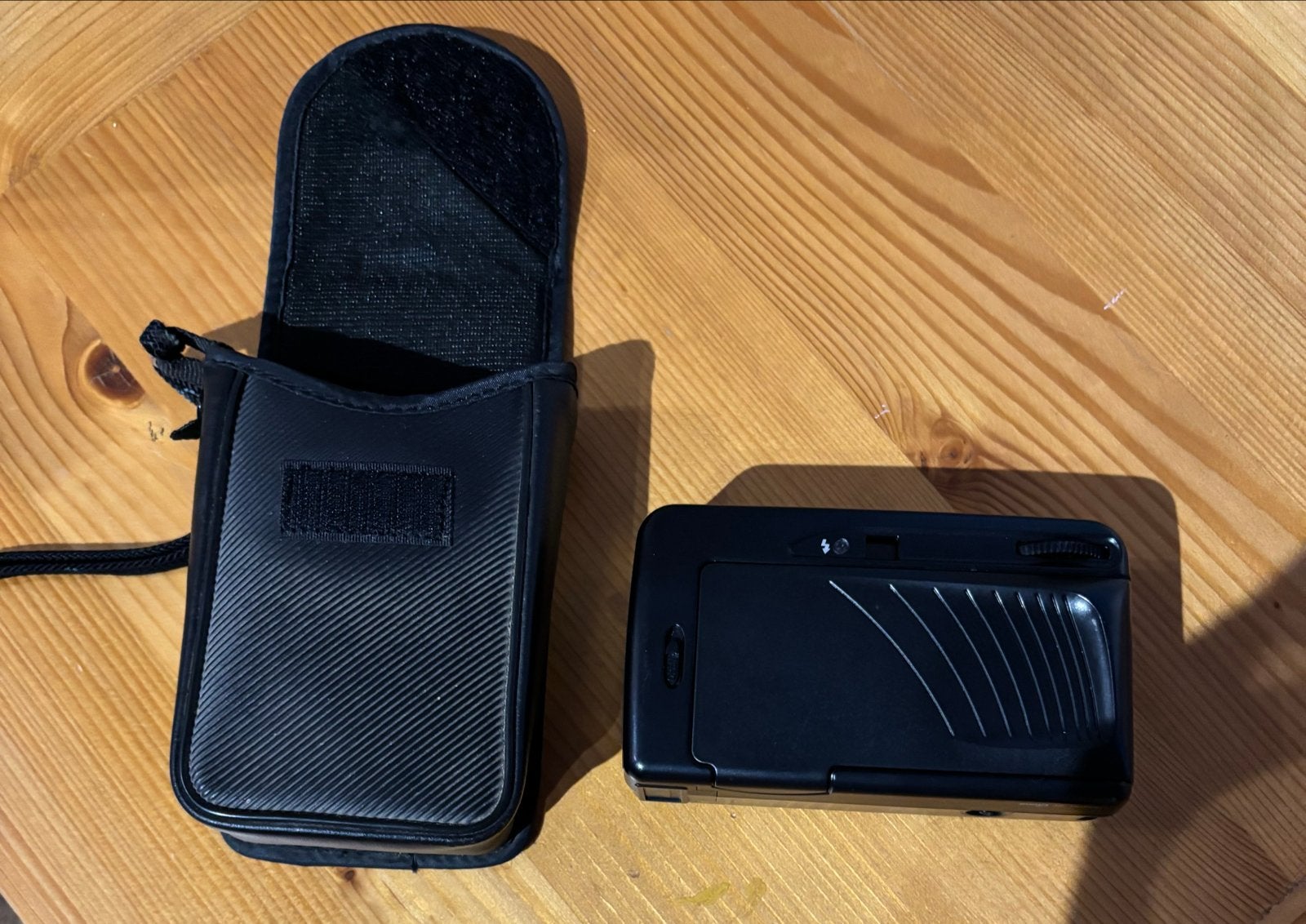 Halina Easy Load Vision XF camera met hoesje, Ophalen, Gebruikt, Compact, Overige Merken