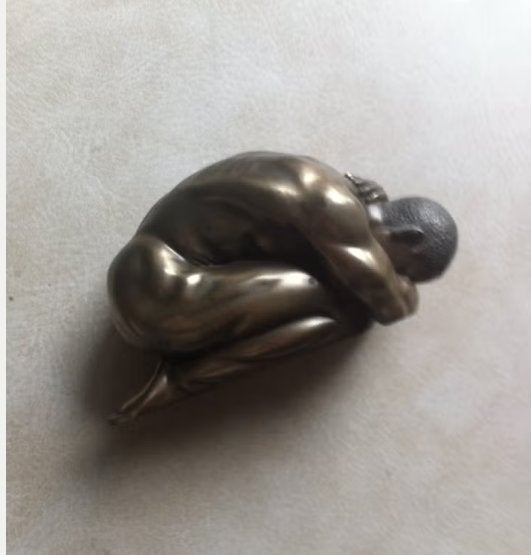 Design beeldje poly Stone bronze, Ophalen of Verzenden, Zo goed als nieuw, Mens