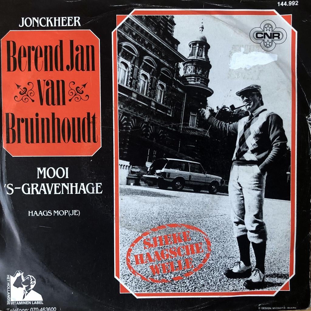 1982    Berend Jan van Bruinhoudt         Mooi 's Gravenhage, Verzenden, 7 inch, Single, Zo goed als nieuw
