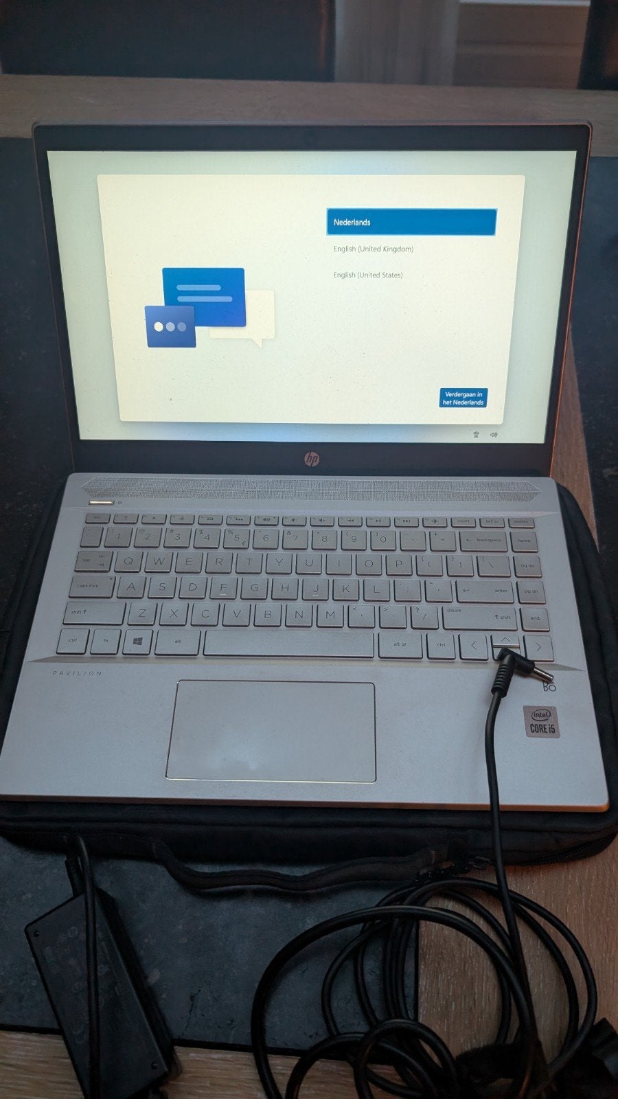 HP Pavilion 14-ce3660nd Laptop - Intel Core i5, Gebruikt, Qwerty, 8 GB, 14 inch