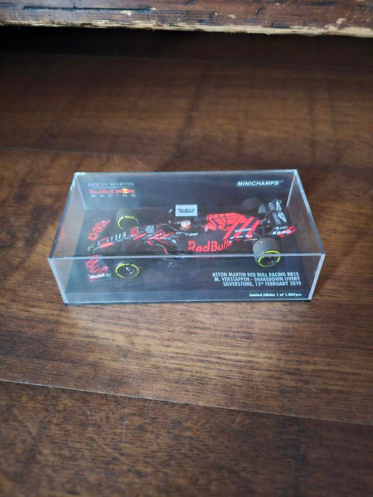 Max Verstappen RB15 Shakedown livery Silverstone 2019, Ophalen of Verzenden, Nieuw, Auto, MiniChamps