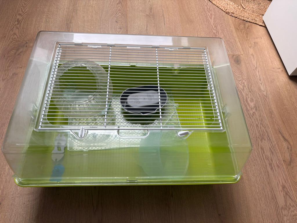 Hamsterkooi, Dieren en Toebehoren, Kooi, Minder dan 75 cm, Zo goed als nieuw, Hamster