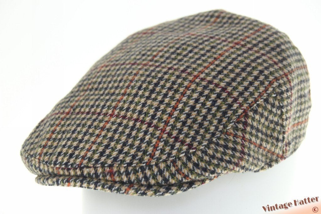 Platte pet Hawkins tweed groen-bruin 52, 54, 59, 60 NIEUW, 60 cm (XL, 7½ inch) of meer, Nieuw, Ophalen of Verzenden, Pet