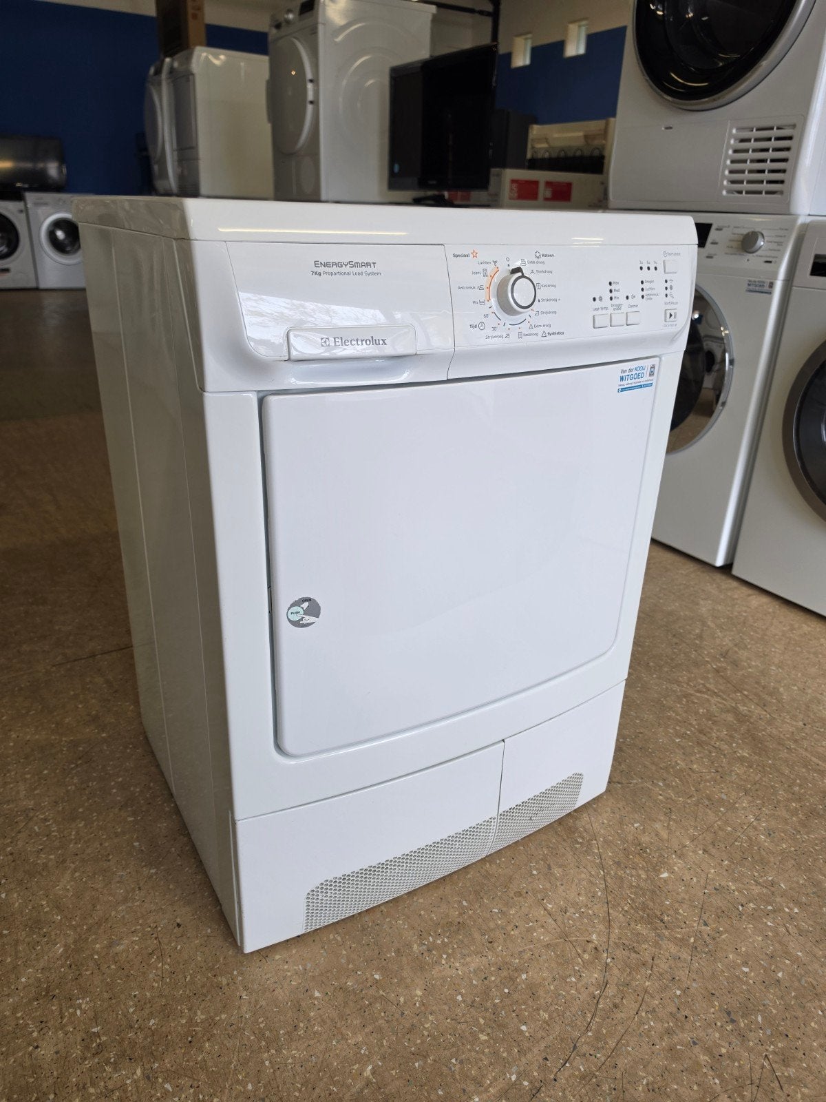 Electrolux condensdroger | 7 kilo | Garantie & Gratis thuis✅, Witgoed en Apparatuur, Jirnsum, 6 tot 8 kg, Anti-kreukfase, Refurbished