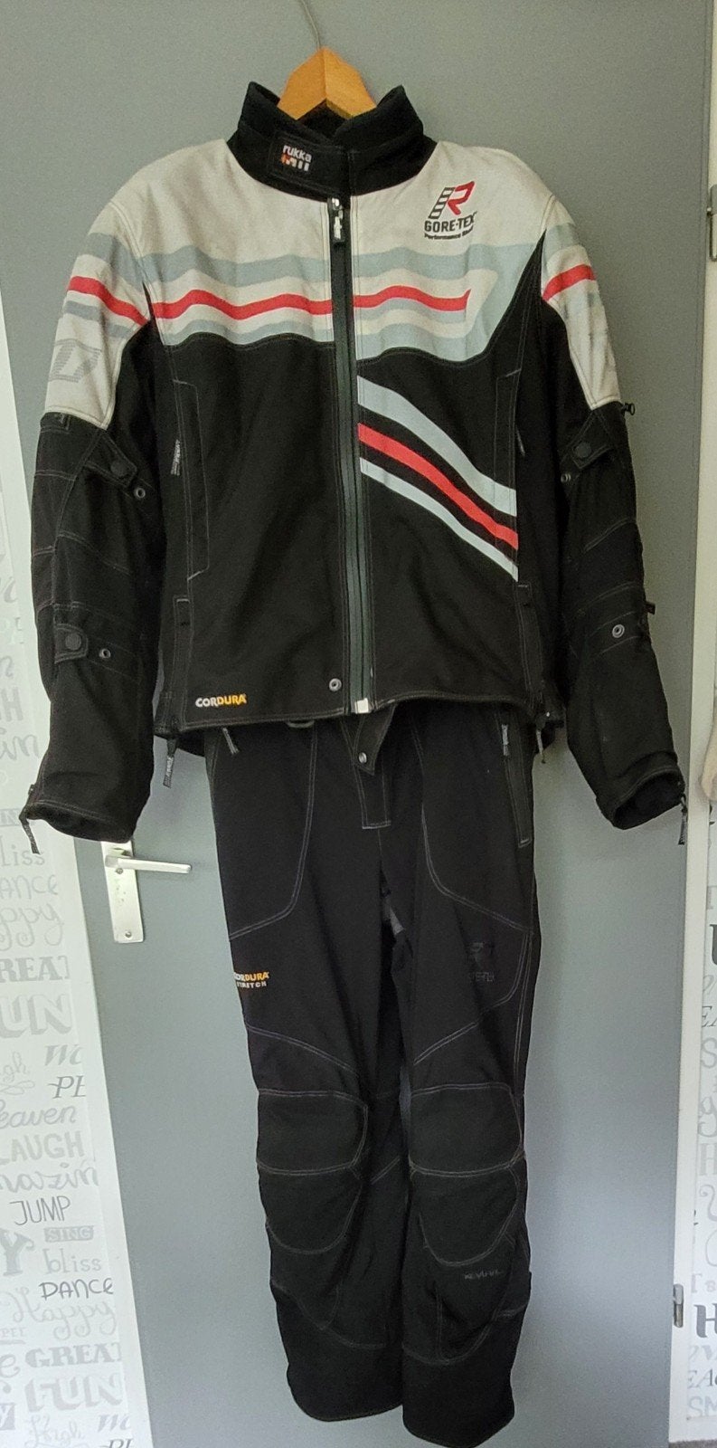 Motorpak compleet van Orgineel Rukka Cordura Goretex, Motoren, Ophalen, Tweedehands, Combipak