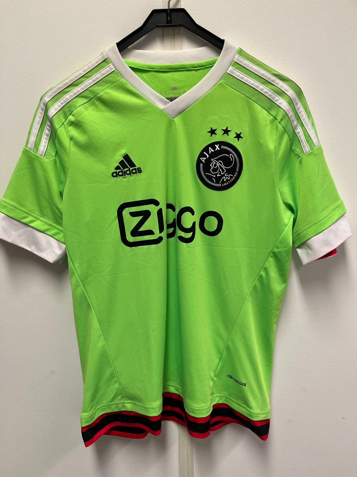 Ajax uitshirt 2014-2015 Adidas Climacool Maat S, Ophalen of Verzenden, Zo goed als nieuw, Voetbal, Groen