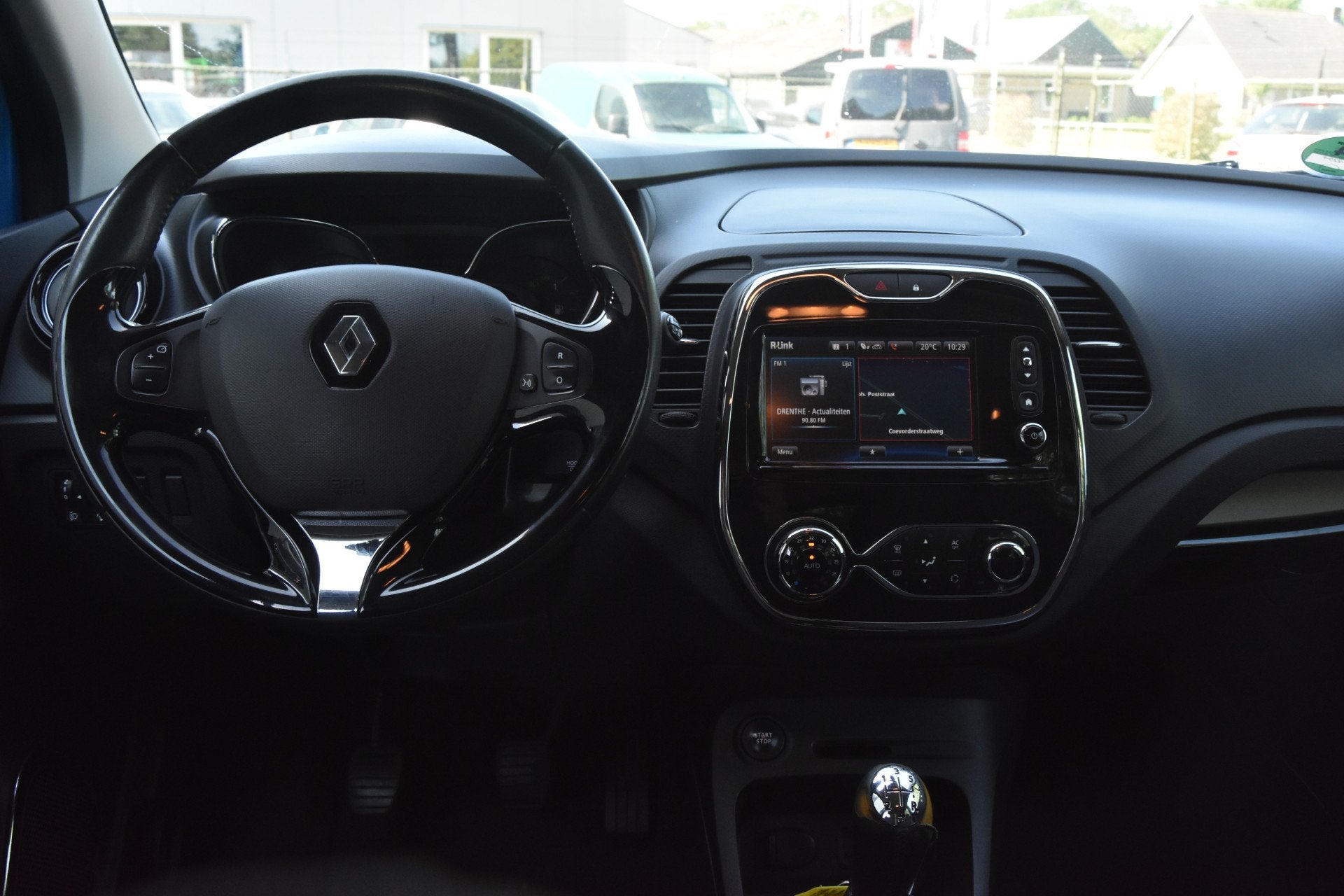 Renault Captur 0.9 TCe Dynamique – 2015 | Origineel Nederl, Voorwielaandrijving, Gebruikt, Start-stop-systeem, Blauw