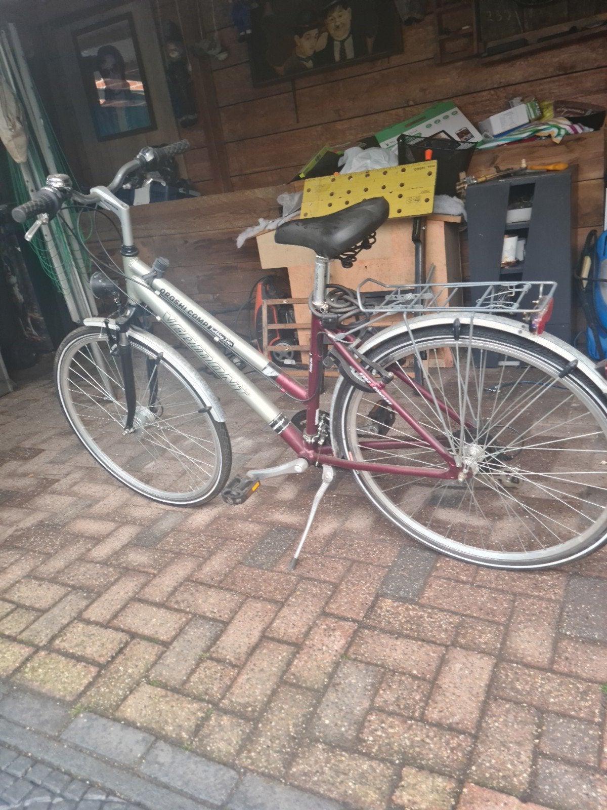 damesfiets 28 inch 23 versnellingen, Fietsen en Brommers, Overige merken, Velgrem, Versnellingen, Ophalen of Verzenden