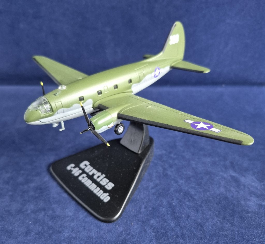 Metalen model van een Curtiss C-46 Commando (M101), Ophalen of Verzenden, Gebruikt, Schaalmodel