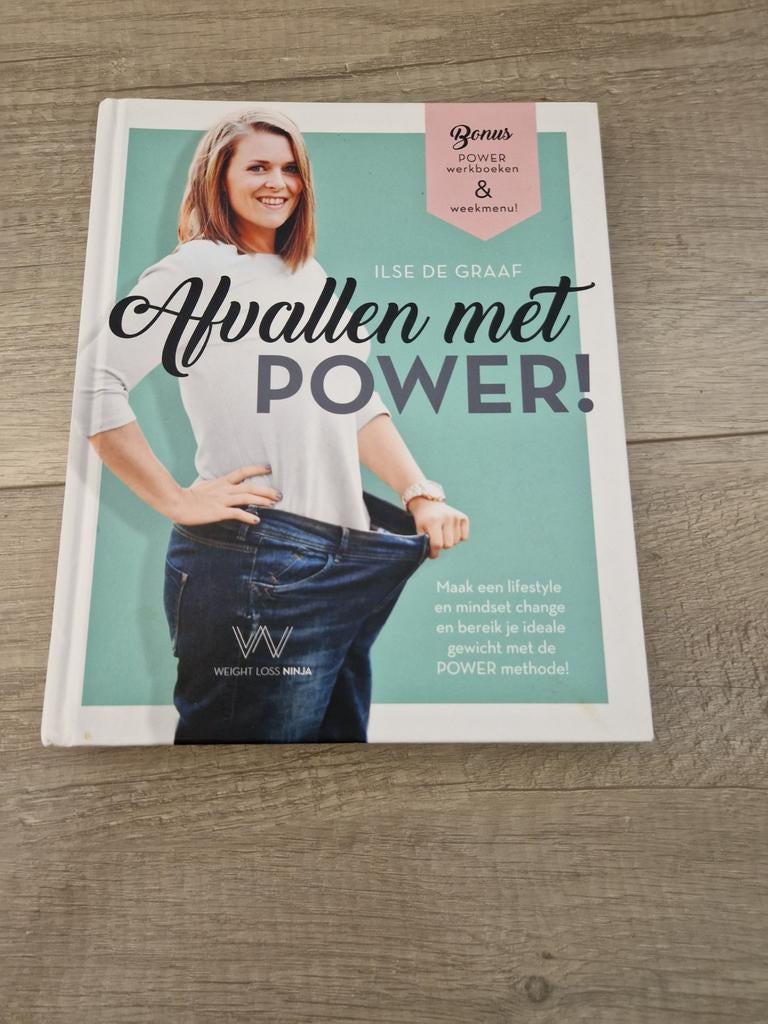 Boek afvallen met power ilse de graaf dieet ninja mindset, Ophalen of Verzenden, Zo goed als nieuw