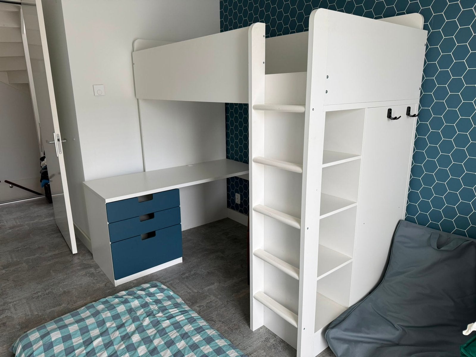 Hoogslaper ikea, Ophalen, Zo goed als nieuw, Hoogslaper