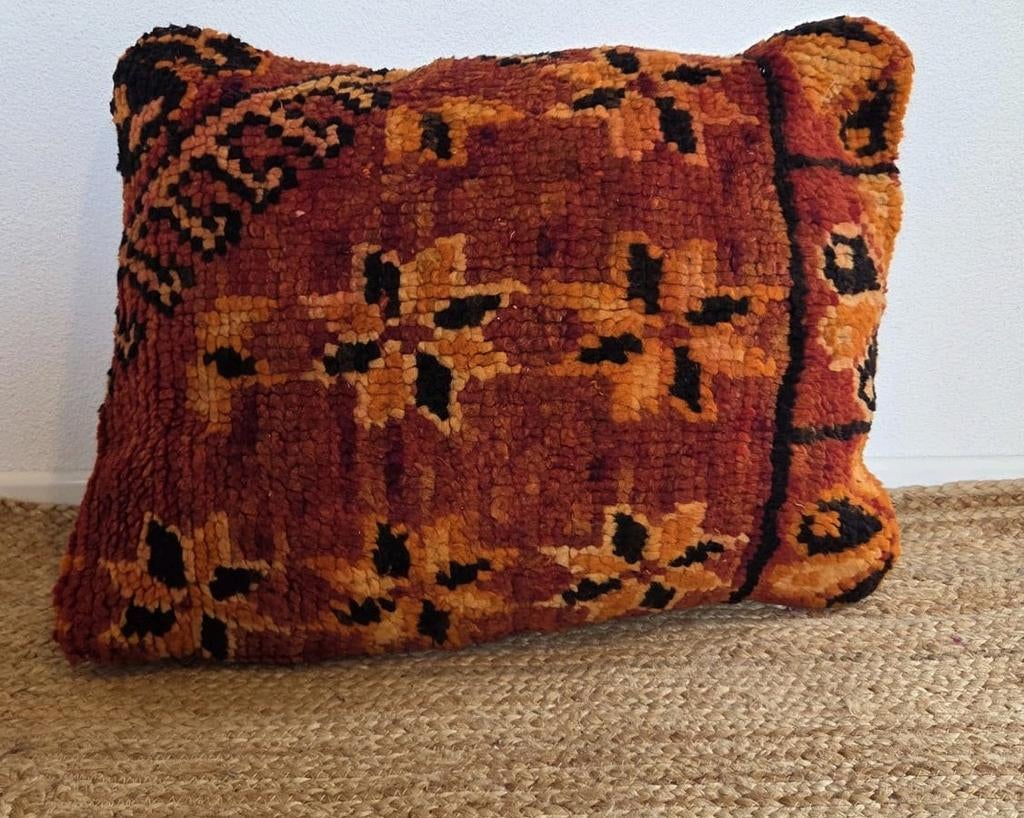 Vintage berber kussen, Huis en Inrichting, Woonaccessoires | Kussens, Verzenden, Nieuw, Vierkant