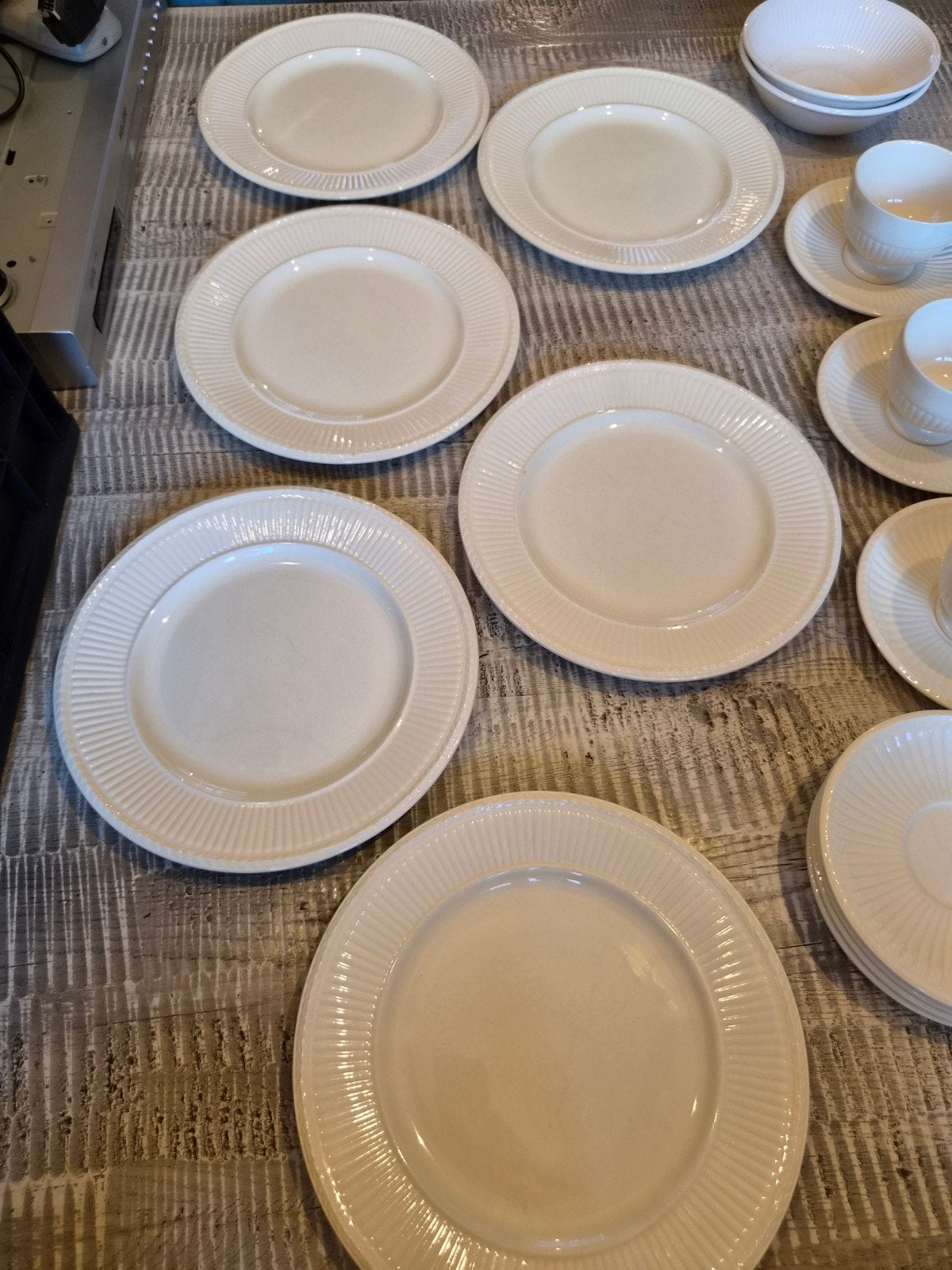 6 Wedgwood Edme Etruria Barlaston Borden borden, Ophalen of Verzenden