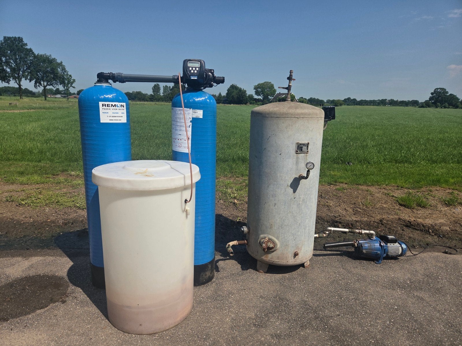 water ontijzeringsinstaltie (ionenwisselaar)