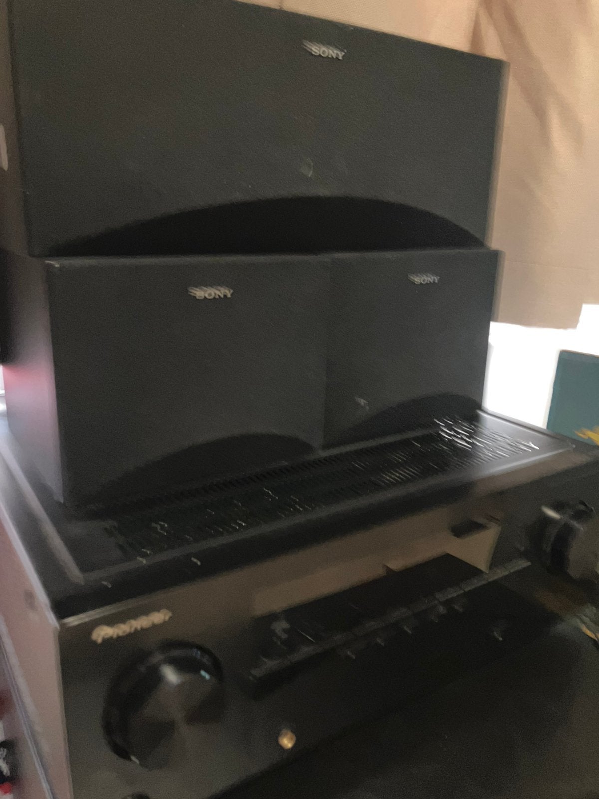 Pioneer VSX 521 receiver/Sony speakers/bluetooth (weg=weg), Ophalen of Verzenden, Zo goed als nieuw, 60 tot 120 watt, Pioneer