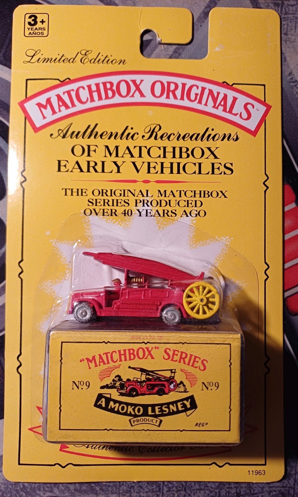 Matchbox Originals No.9 The Fire Engine, Ophalen of Verzenden, Nieuw