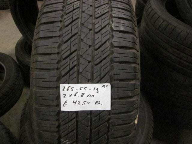 265 55 19 Bridgestone Dueler A/T M&S zomerbanden, Auto-onderdelen, 19 inch, Gebruikt, 265 mm, Ophalen of Verzenden