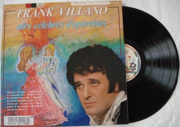 Frank Villano - Airs célèbres d'opérettes, LP, Gebruikt, Ophalen of Verzenden, Gatefold hoes