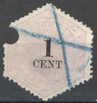 Nederland Telegramzegel 1 gestempeld, Postzegels en Munten, Postzegels | Nederland, Ophalen of Verzenden, T/m 1940, Gestempeld