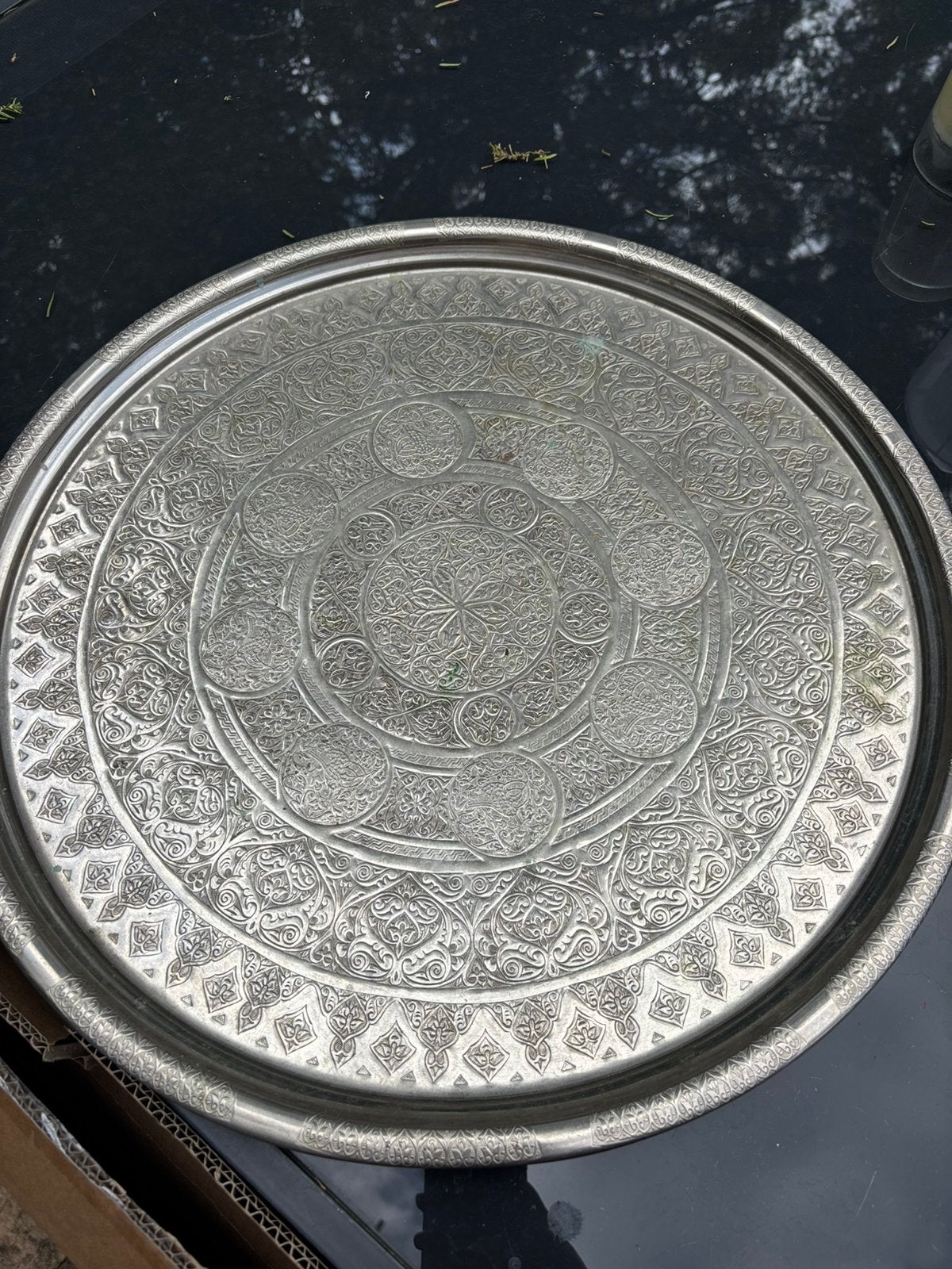Dienblad Turkije 48 cm, Ophalen