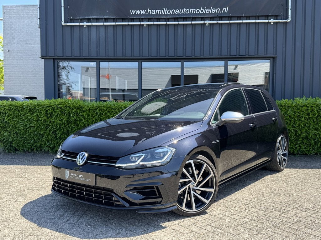 Volkswagen Golf 7,5 R Performance 2.0 TSI 301pk 4Motion DSG, Automaat, 1525 kg, Gebruikt, Zwart