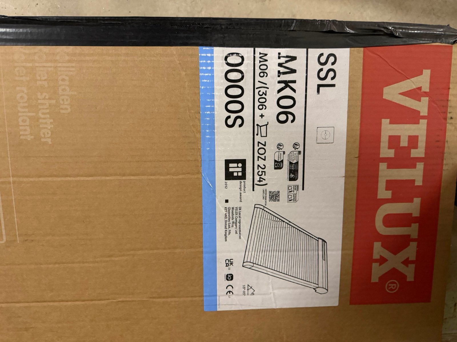 Solar velux rolluik, Doe-het-zelf en Verbouw, Rolluiken, Ophalen, Minder dan 100 cm, 100 tot 150 cm, Nieuw