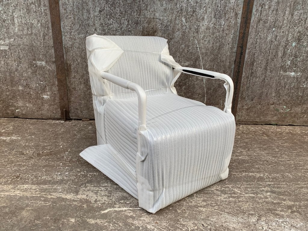 Fauteuil Genua in de UITVERKOOP VAN €265,- VOOR €100,-, Leer, 75 tot 100 cm, Ophalen of Verzenden, Zo goed als nieuw