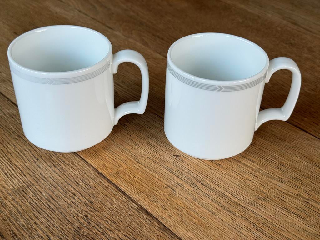 Twee vintage bekers van Canadian Inflight by Noritake, Ophalen of Verzenden, Gebruikt, Overige typen