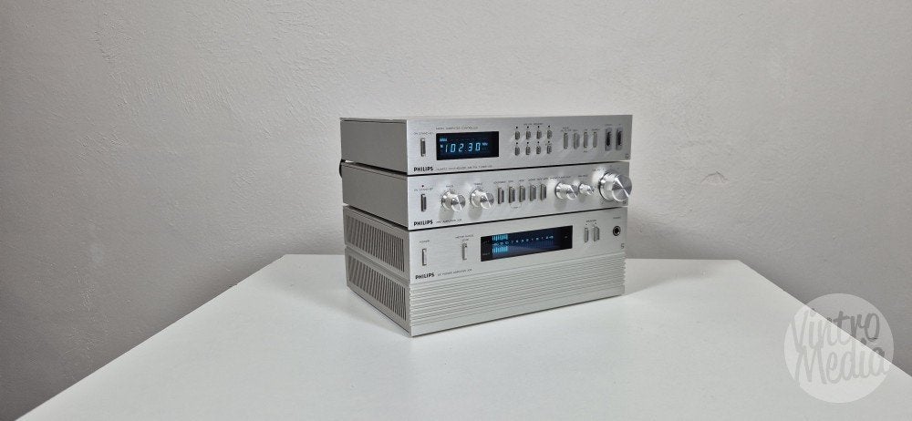 Philips X09 Stereo Set | 109 Tuner | 209 + 309 Versterker, Audio, Tv en Foto, Stereo-sets, Philips, Tuner of Radio, Refurbished