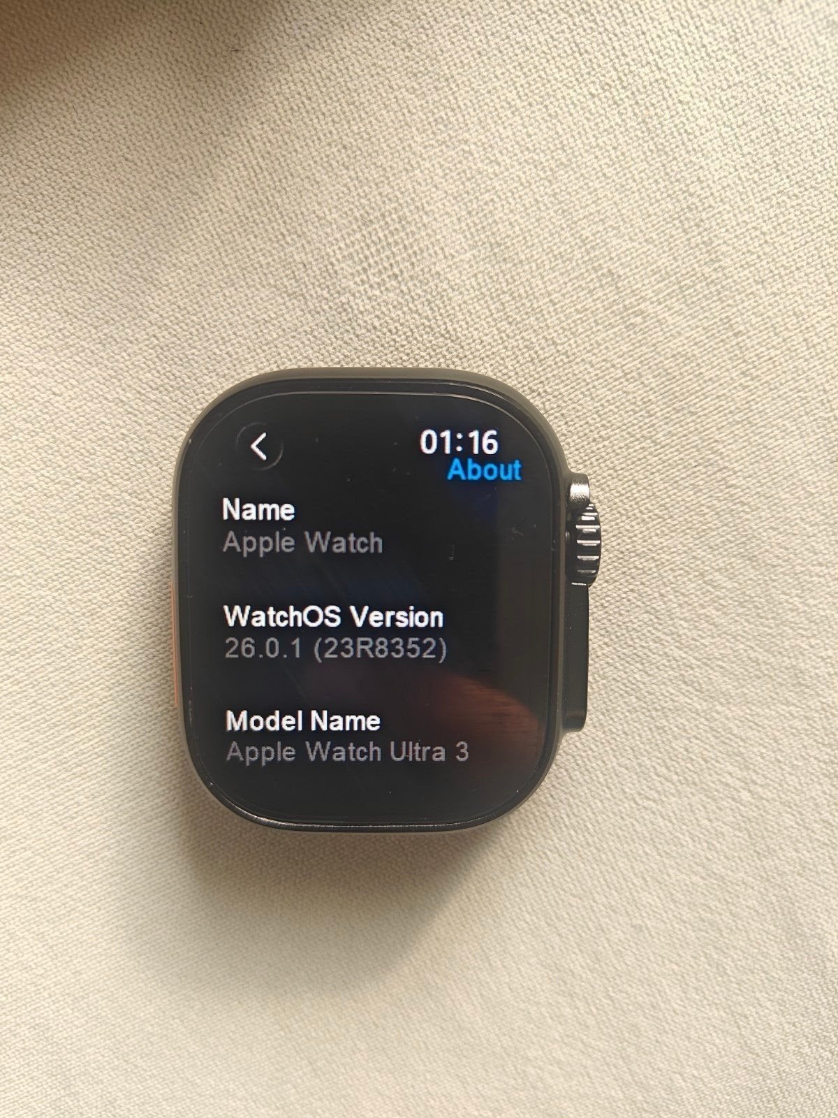 Apple Watch Ultra 3 - Zo goed als nieuw, Stappen, IOS, Ophalen of Verzenden, Zo goed als nieuw