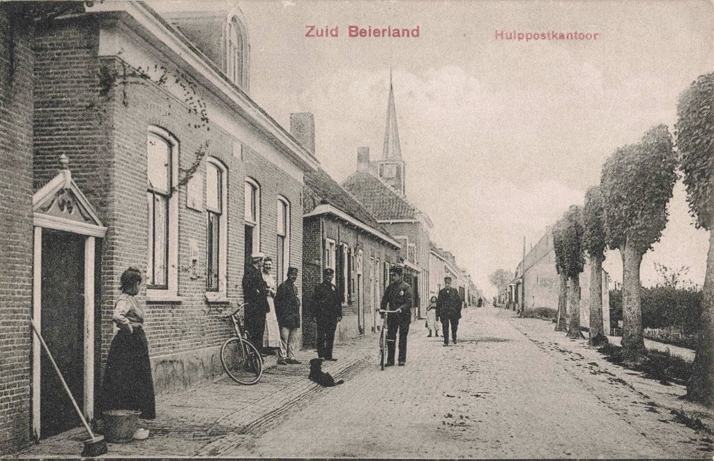 Zuid-Beijerland Hulppostkantoor B3466, Verzamelen, Ophalen, Voor 1920, Gelopen, Zuid-Holland
