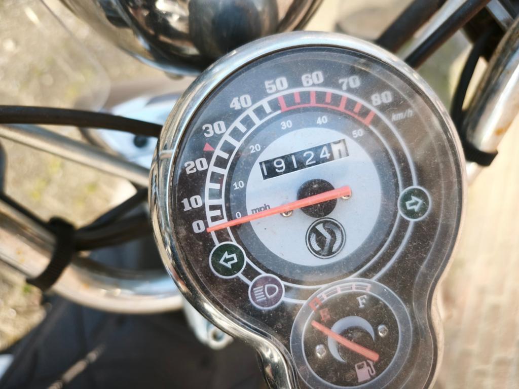 SYM Allo Scooter - Bruin, 19124 km, Ophalen, Gebruikt, Benzine