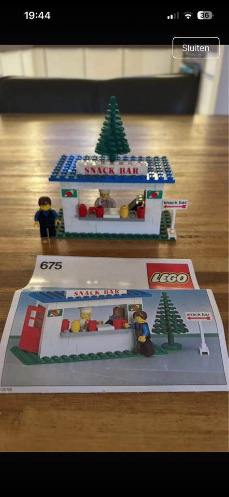 Lego snackbar, Kinderen en Baby's, Speelgoed | Duplo en Lego, Ophalen of Verzenden, Gebruikt, Lego