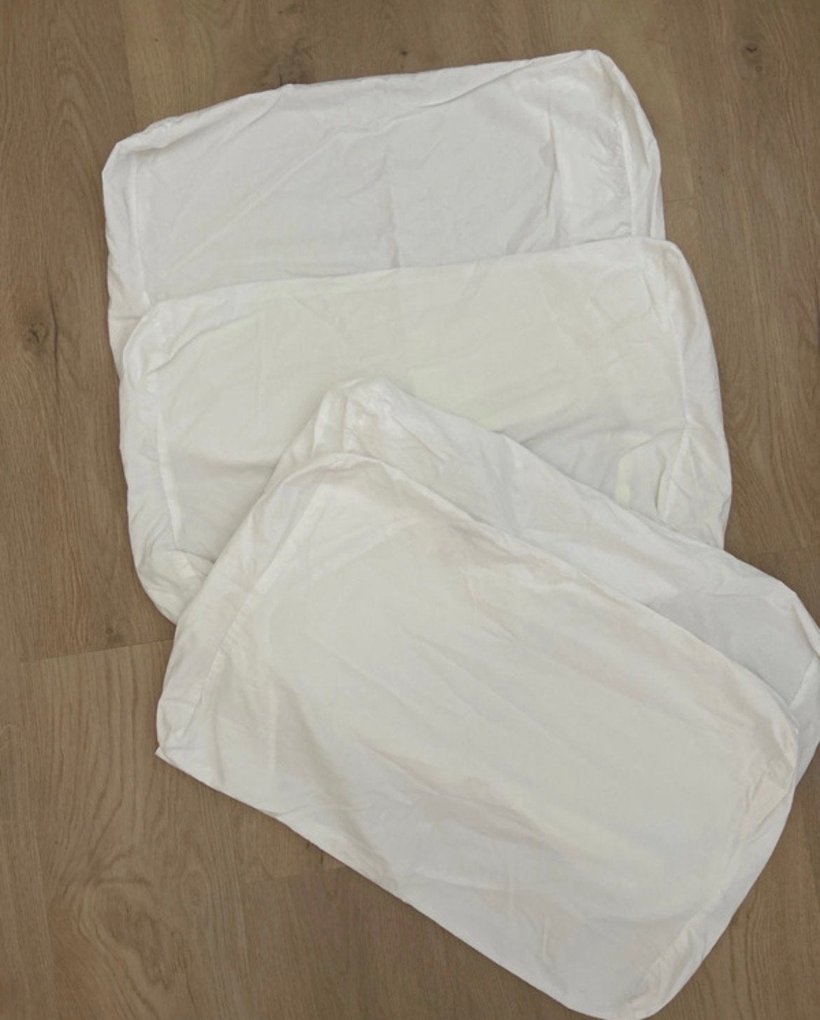 IKEA ROSENSKÄRM Kussenhoezen 33x50 cm - Nette staat, Ophalen of Verzenden, Zo goed als nieuw, IKEA, Wit