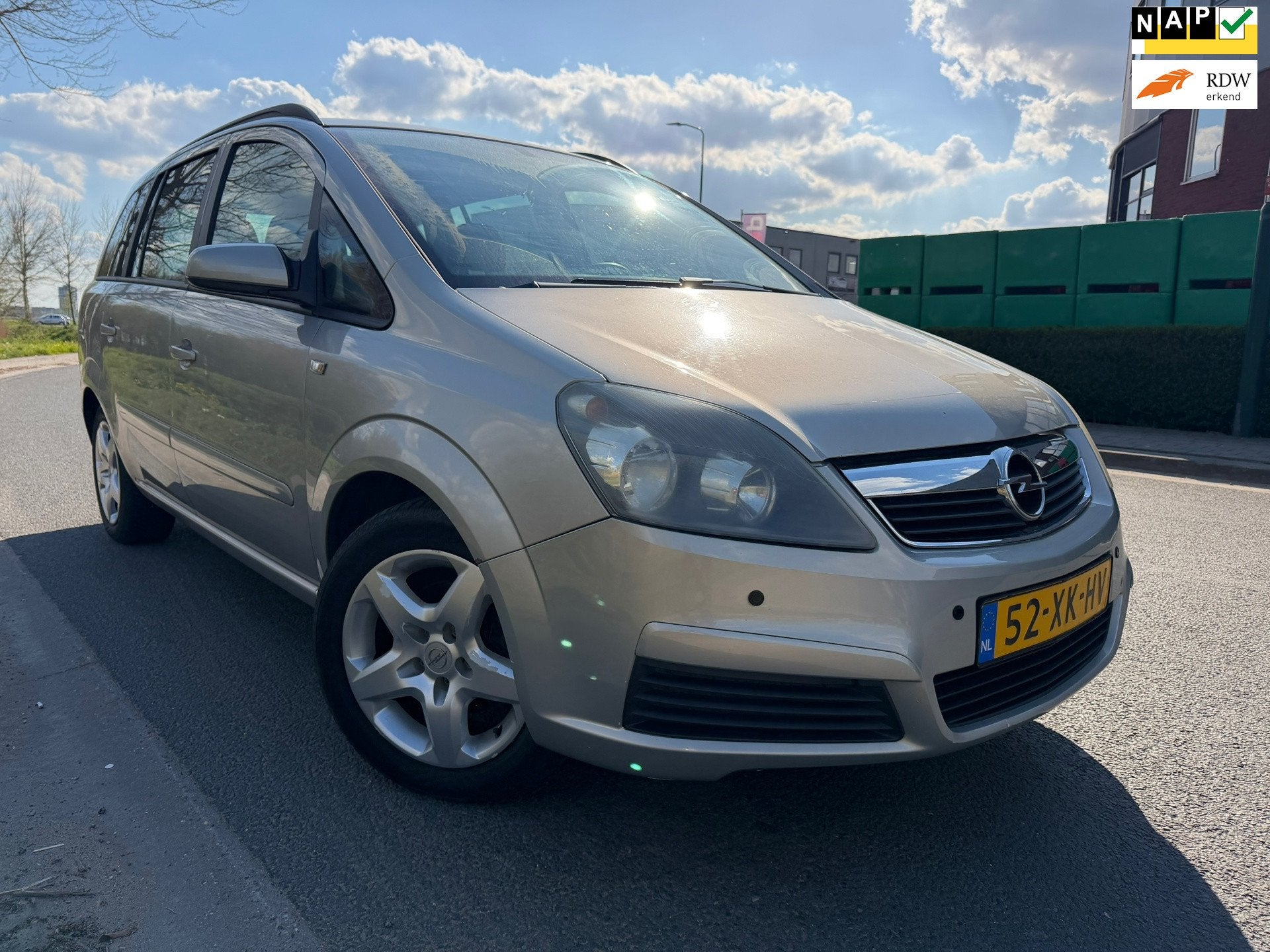 Opel Zafira 1.6 Enjoy BJ 2007 AIRCO/CRUIS/7 PERSOONS/NETTE A, Auto's, Opel, Voorwielaandrijving, Dealer onderhouden, Stof, Gebruikt