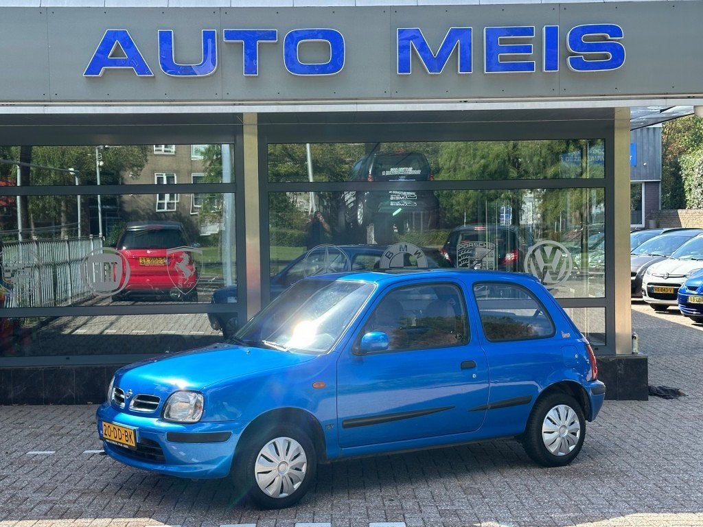 Nissan MICRA 1.0 Lima Panorama NAP-Autopas Nieuw APk, 4 cilinders, Blauw, Origineel Nederlands, 815 kg