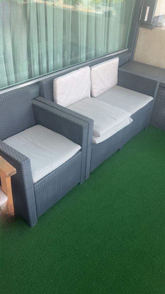 Tuinstoelen polyrotan, Ophalen of Verzenden, Gebruikt