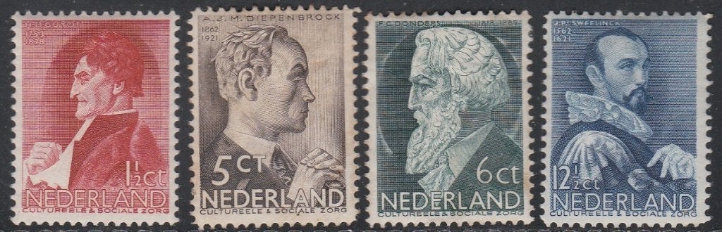 Nederland 1935 274/277 Zomer, Ongebruikt, Postzegels en Munten, Postzegels | Nederland, Ophalen of Verzenden, T/m 1940, Postfris