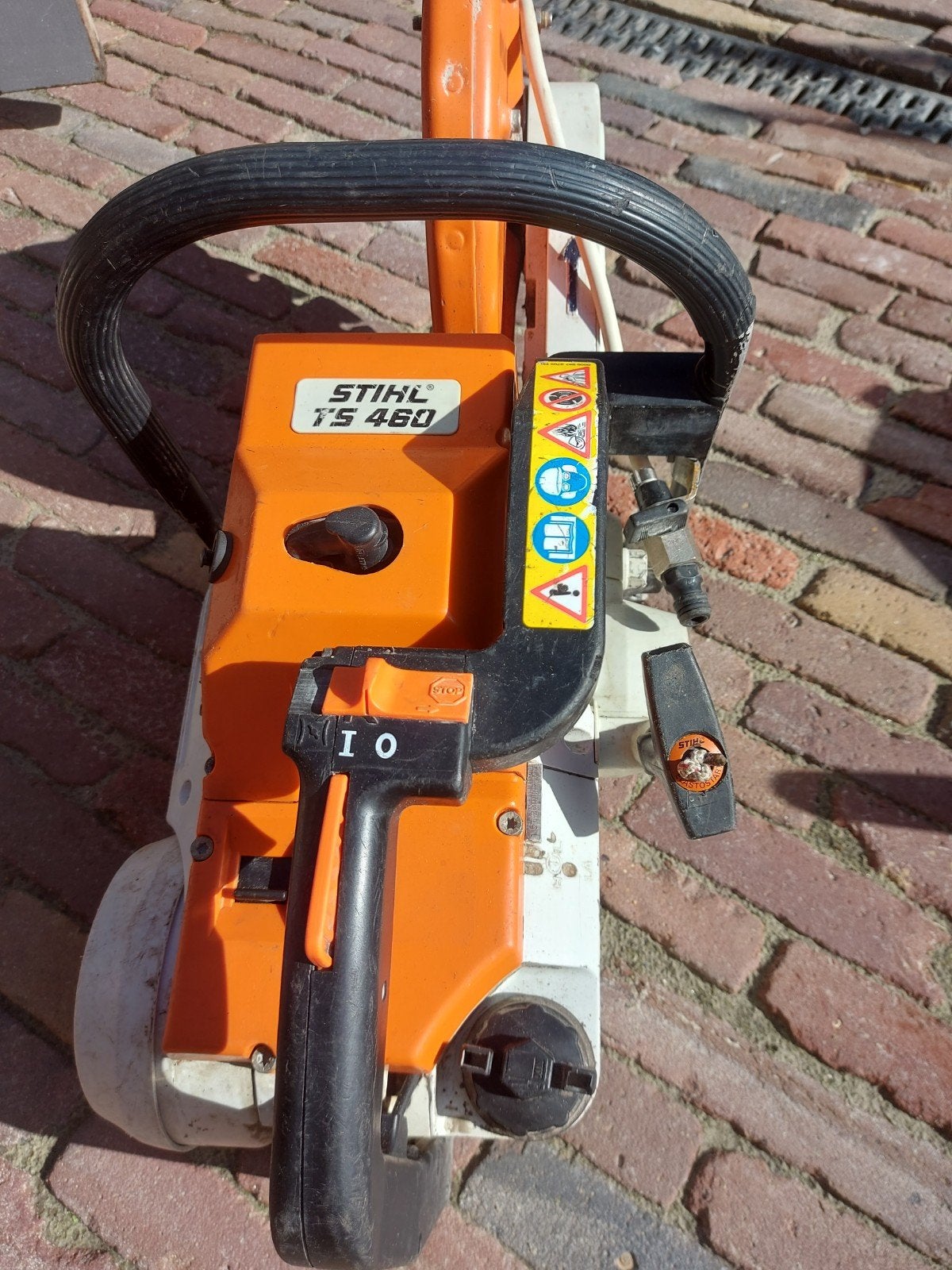 2 x stihl ts460 bandenzaag., Ophalen of Verzenden, Gebruikt