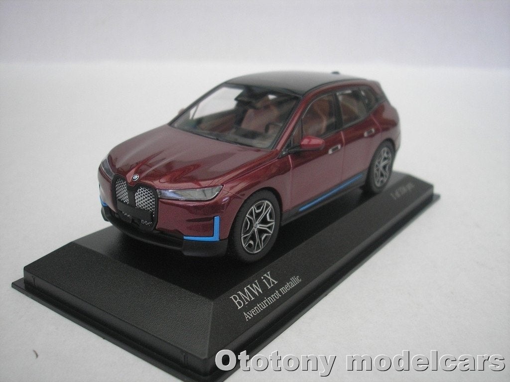 Bmw iX 2022 Rood Metallic 1/43 Minichamps, Ophalen of Verzenden, Nieuw, Auto, MiniChamps