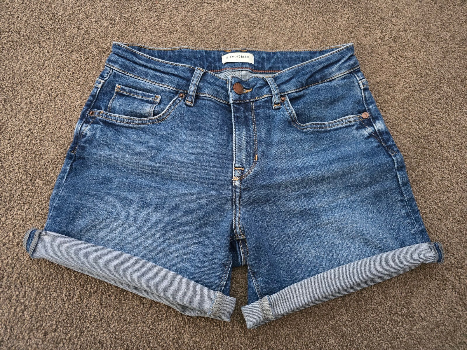 Silvercreek spijkerbroek shorts, Kort, Blauw, Ophalen of Verzenden, Zo goed als nieuw