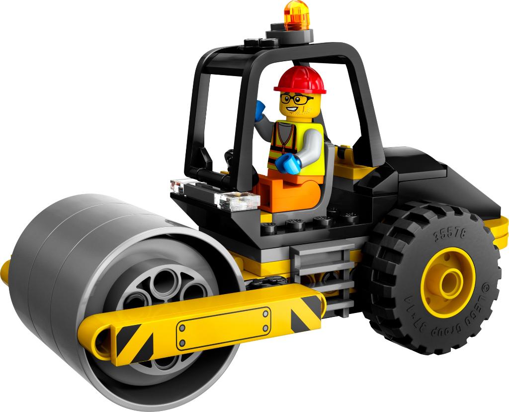 LEGO City 60401 Stoomwals 78 delig, Ophalen of Verzenden, Nieuw, Complete set, Lego