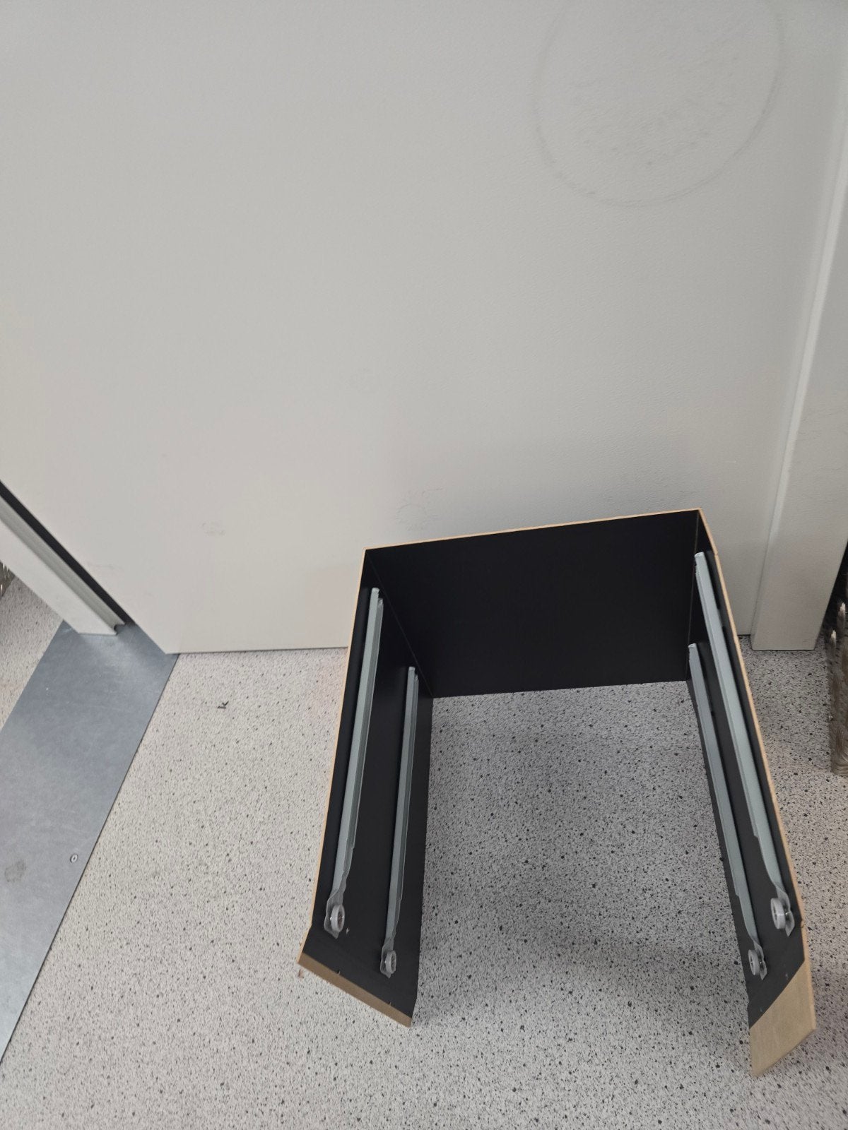 IKEA KALLAX Inzet met 2 laden, zwartbruin, 33x33 cm, Huis en Inrichting, Ophalen, Minder dan 50 cm, 1 of 2 laden, Zo goed als nieuw